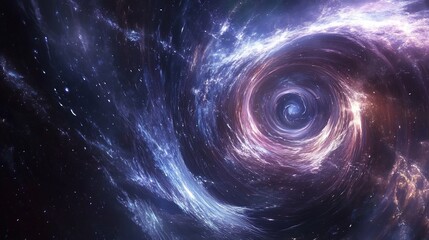 Naklejka premium Japanese scientist discovering hidden energy field allows them explore multiverse way never before imagined Their journey through space time curve gravitational anomaly reveals interconnectedness of