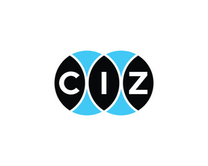 CIZ logo design vector template. CIZ
