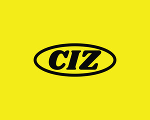 CIZ logo design vector template. CIZ