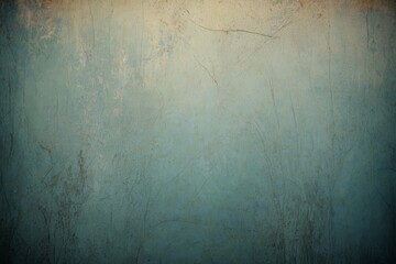Obraz premium there is a blue and green wall with a clock on it
