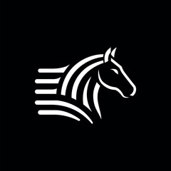 Horse Logo, Minimal Logo, Modern Logo
