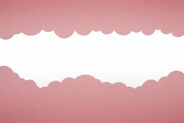 there is a picture of a pink background with a white border