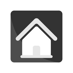 Home Icon with Shadow Effect