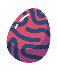 Easter egg design element vector illustration