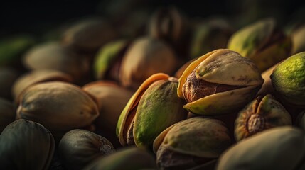 Close-Up of Shelled Pistachios