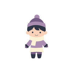 Boy in Winter Clothes