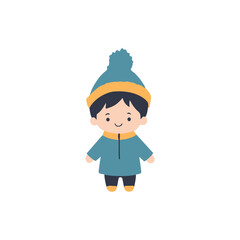 Boy in Winter Clothes