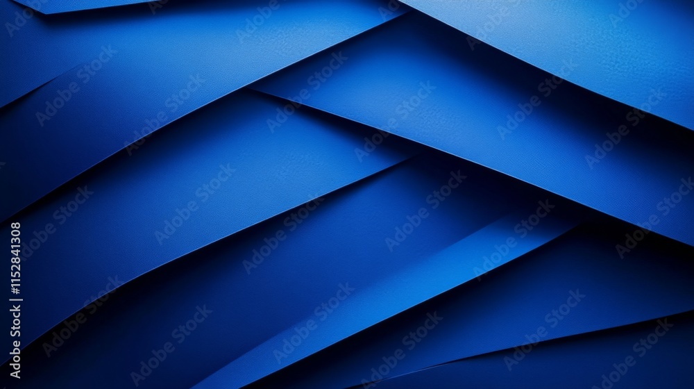 Poster abstract composition of layered blue textures creating a modern and dynamic backdrop for design proj