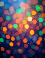 Fototapeta premium Abstract Colorful Bokeh Lights Background Image