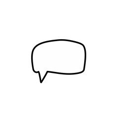 blank speech bubble