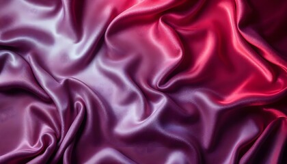 Luxurious velvet background in rich deep red with soft folds and a glossy finish, perfect for elegant designs.