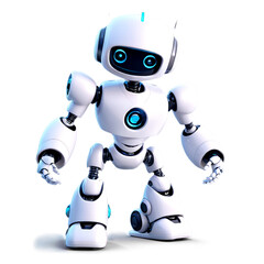 Cute 3d robot character