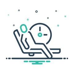 Mix icon for being patient