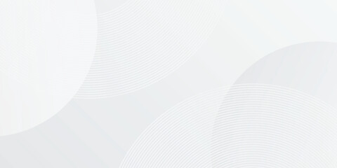 White geometric abstract background overlap layer on bright space with lines simple