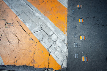 The yellow road image represents art and the beginning of something new.
