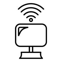 Modern computer equipped with integrated Wi-Fi for seamless internet connectivity. Offers reliable performance, sleek design, and compatibility with multiple networks, ideal for both work and entertai