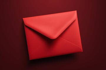 red envelope on red background