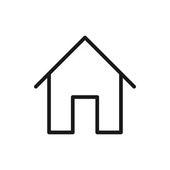 Home or house icon design