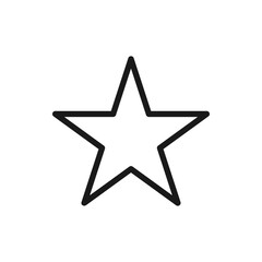 Star line icon design