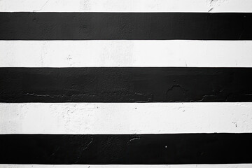 Fototapeta premium Minimalistic black and white striped pattern creating a bold backdrop