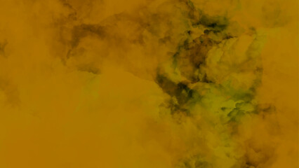 Yellow watercolor abstract background. Abstract hot sunrise or burning fire colors illustration,