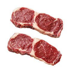 Fototapeta premium raw meat isolated on white