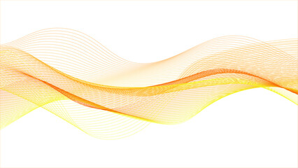 Abstract background with colorful swirls and lines on a white background. Abstract colored 3D waves on a white background.	