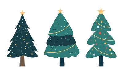Cartoon christmas ugly sweaters colection