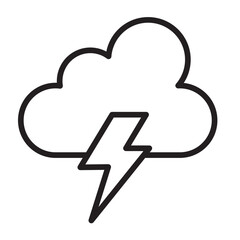 storm cloud weather icon