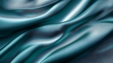 Obraz premium A blue fabric with a pattern of waves and swirls