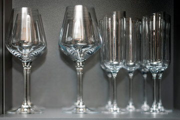 champagne and wineglasses