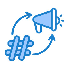 Campaign Hashtag Icon