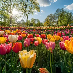 keukenhof gardens in spring