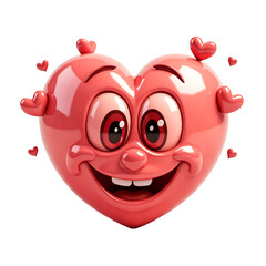 Fototapeta premium a heart emoji or emoticon