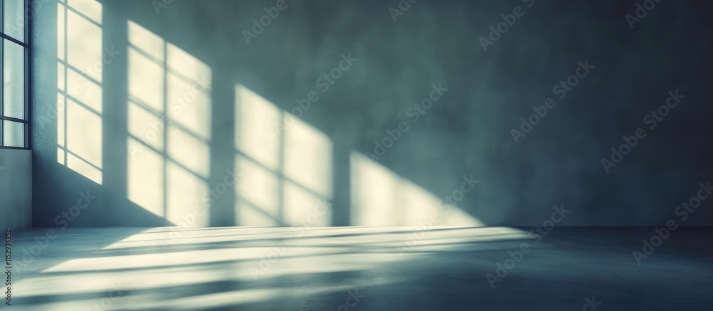 Poster minimalistic abstract background with light and shadow patterns on a wall perfect for showcasing pro