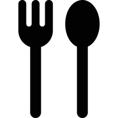 Simple vector icon cutlery