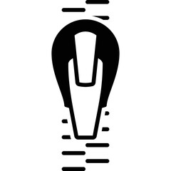 simple vector icon zipper
