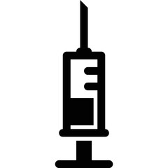 simple vector icon syringe