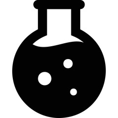 simple vector icon flask