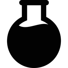 simple vector icon flask