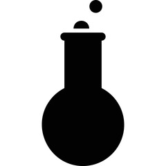 simple vector icon flask