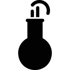 simple vector icon flask
