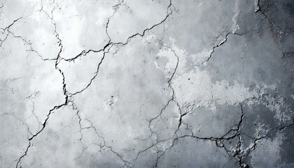 Textured concrete wall background with subtle cracks, rough edges, and a neutral gray palette.