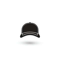 Cricket and Baseball sports cap icon on a white background vector illustration