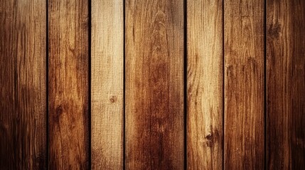 Obraz premium Brown wooden texture background with natural grain and patterns ideal for rustic themes and design projects
