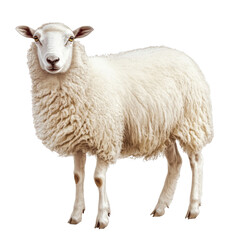 Fototapeta premium sheep isolated on white