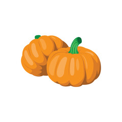 Fresh Autumn Pumpkin Harvest in Rustic Setting