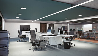 modern office interior,
