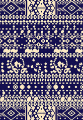 Beautiful floral pattern in vintage folk style. Hand-drawn flowers, leaves, berries on a dark background. Creative botanical backdrop for prints, wallpapers, fabrics