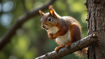 squirrel on a tree